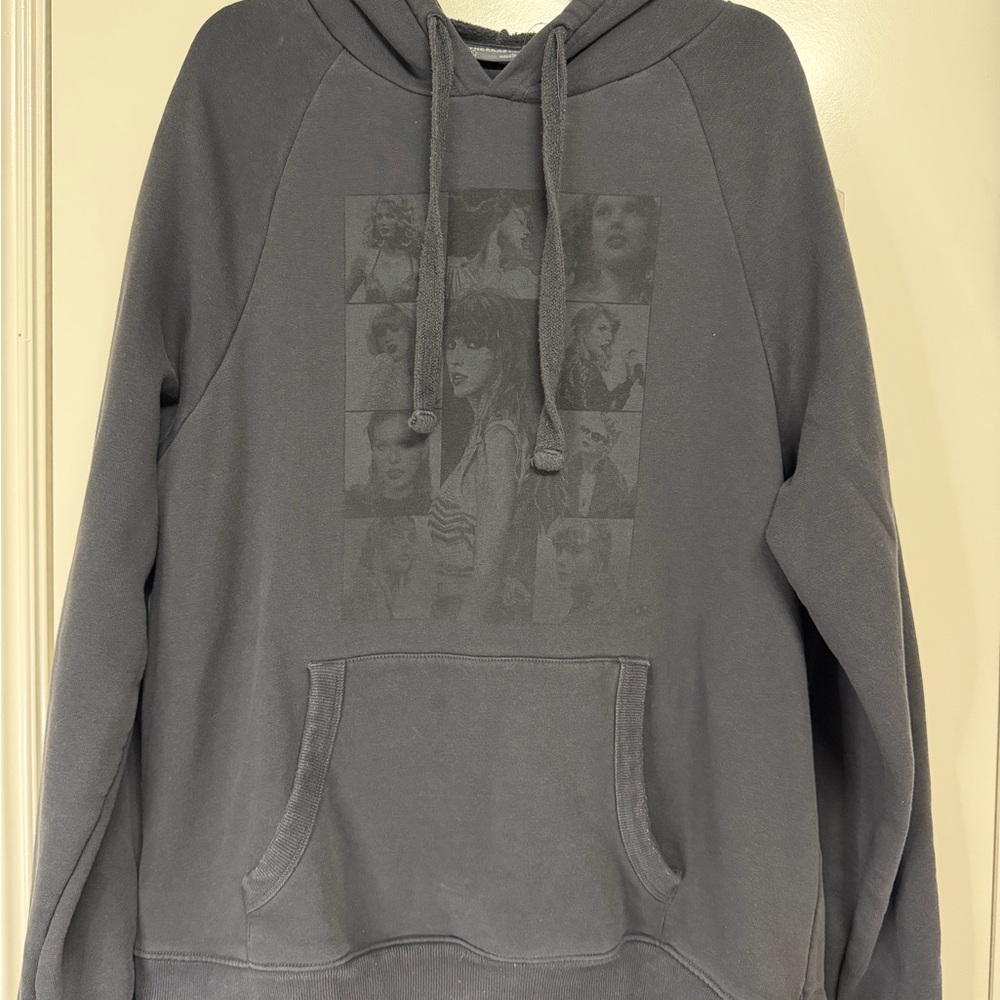 Taylor Swift Charcoal Graphic Hoodie